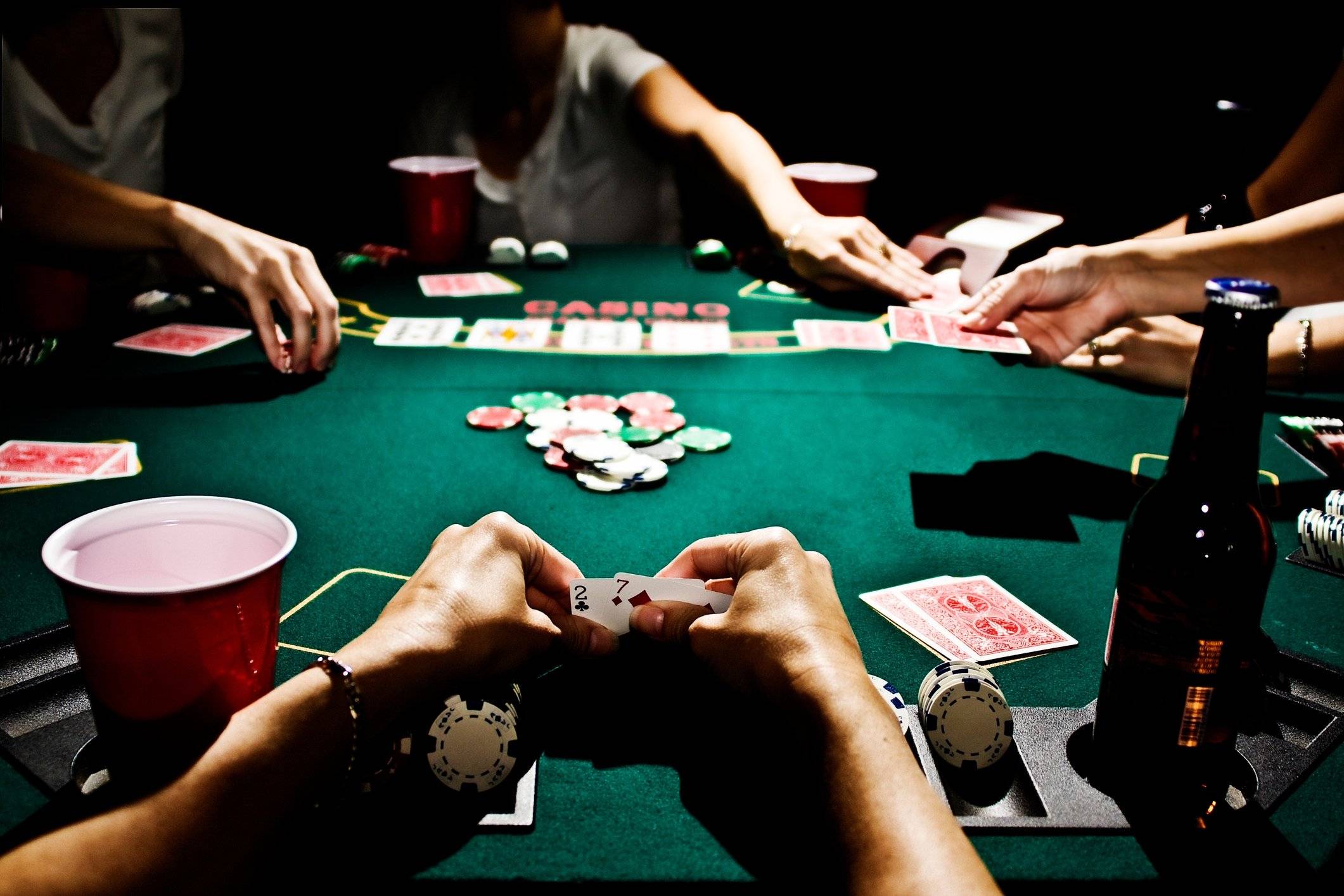 Une soirée poker entre potes 