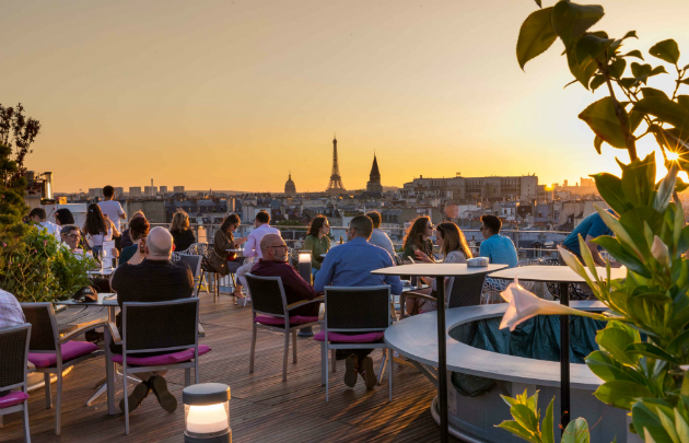 Un rooftop & du bon vin ... What else?